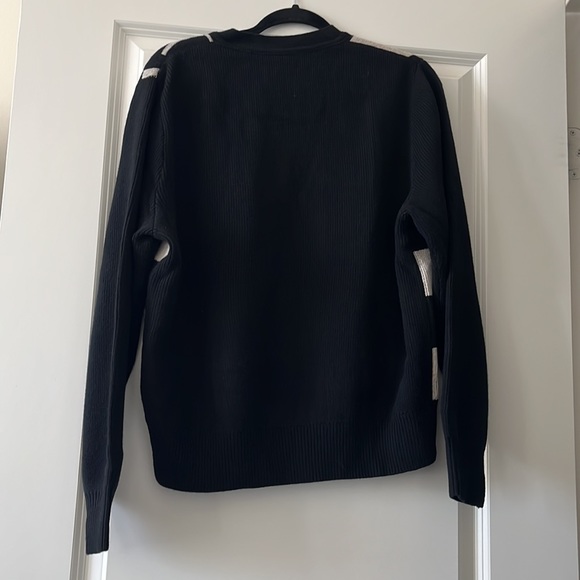 Checked intarsia wool cardigan - Picture 9 of 9